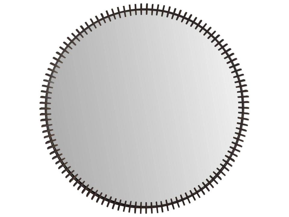Brown Wall Mirror Round