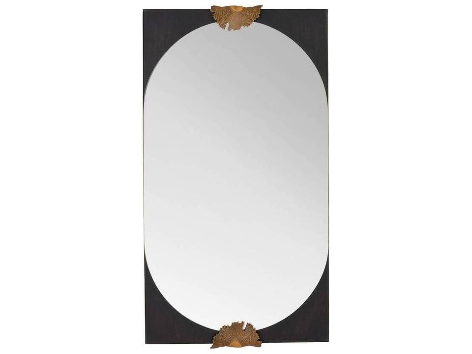 Envy Mirror Antique Brass and Ebony