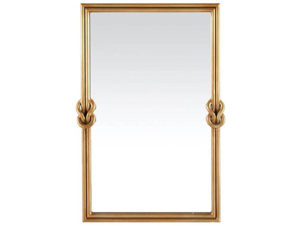 Carruth Mirror Antique Brass Rectangular