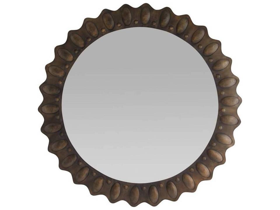 Greenly Mirror Oversized Hand-Hammered Bronze