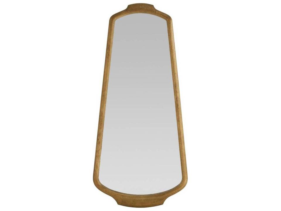 Hyland Floor Mirror Antique Brass Hammered