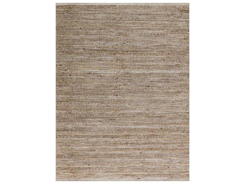 Naturals Flat-Weave Jute and Cotton Area Rug in Brown