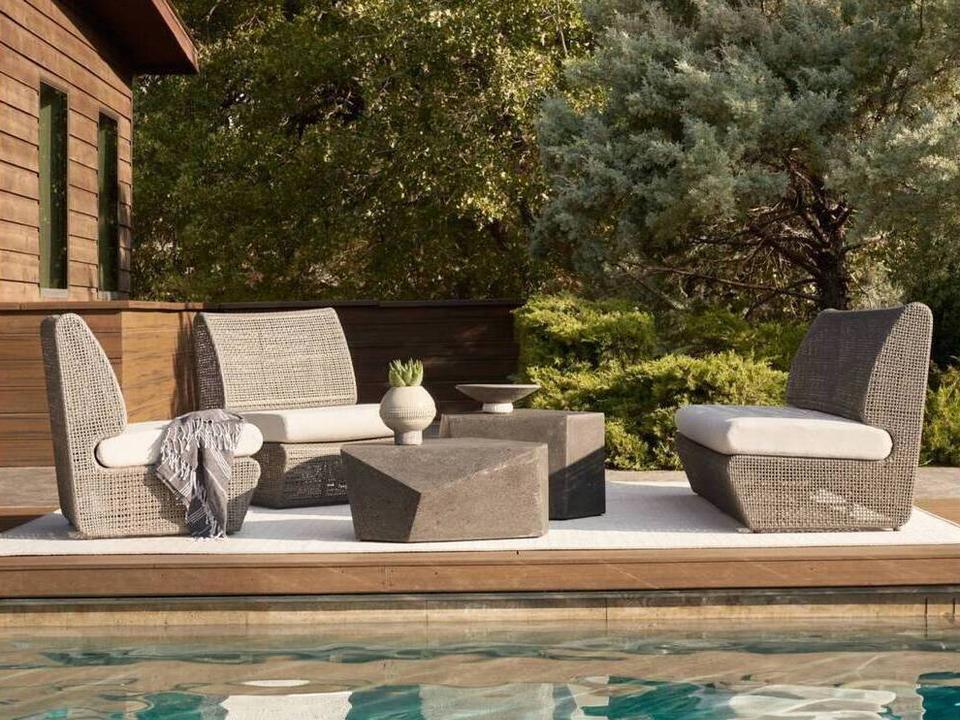 Dupont Wicker Cushion Lounge Set