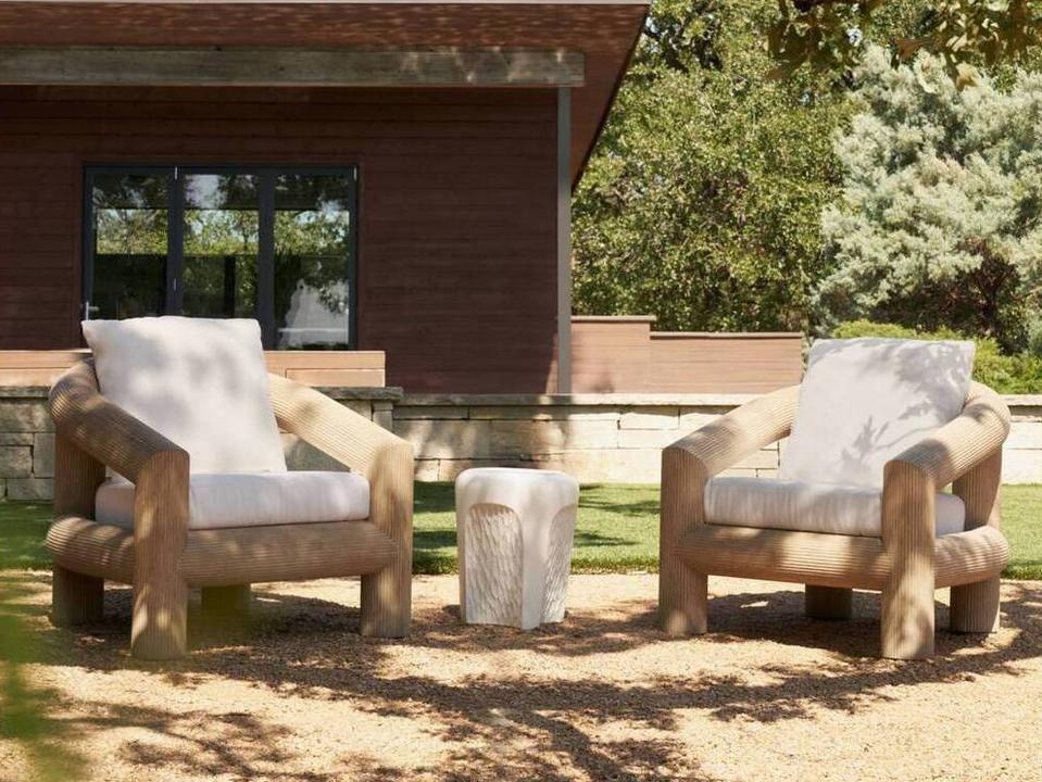 Easley Teak Cushion Lounge Set