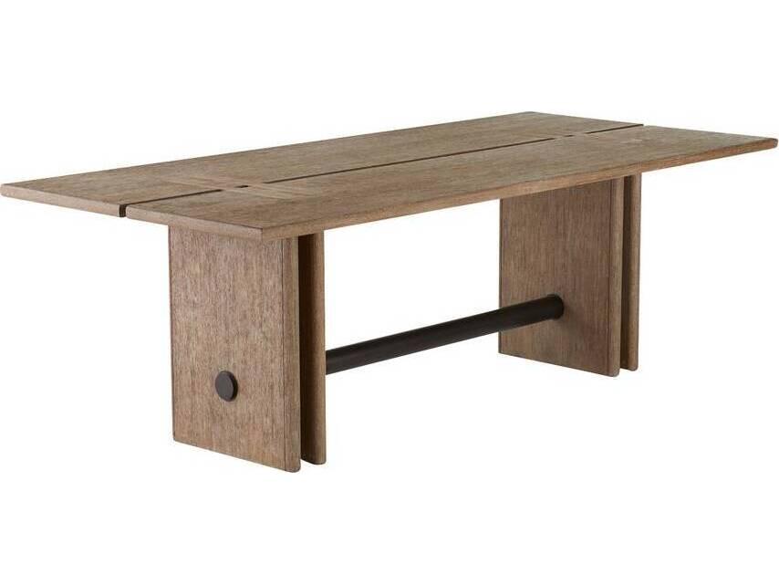 Dominic Outdoor Dining Table in Willow Teak