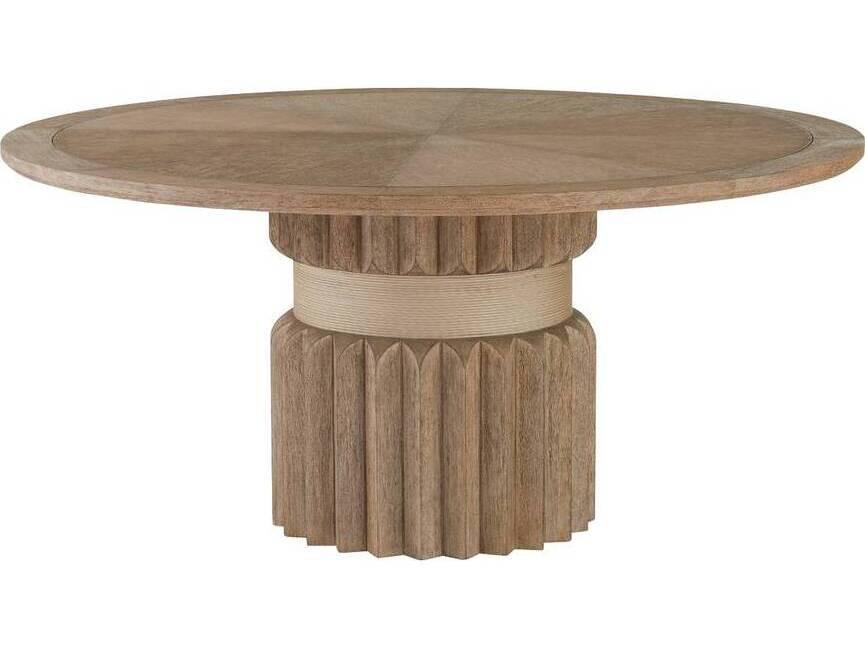 Echo Dining Table Round Teak Veneer