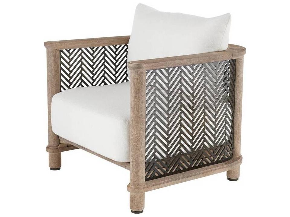Emoto Outdoor Chair in Pearl Bouclé