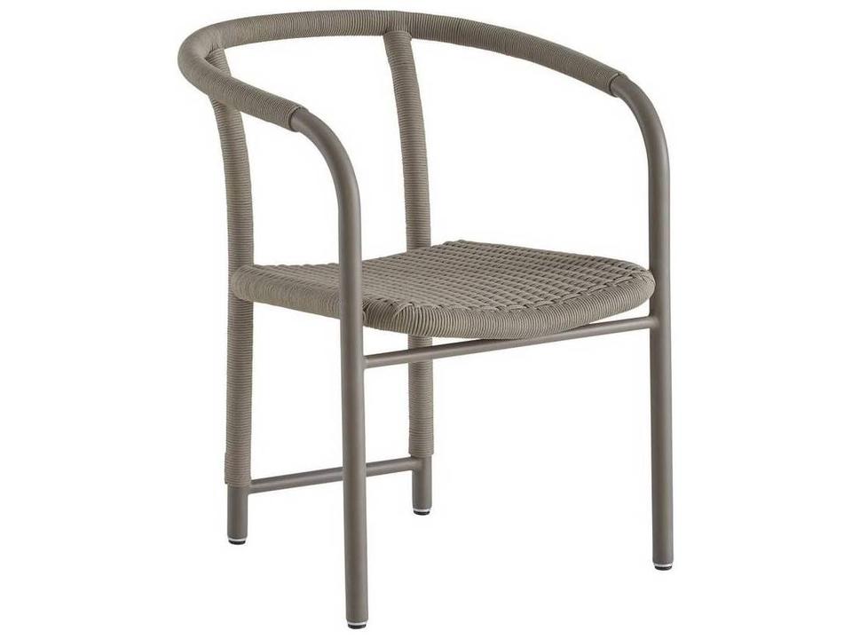 Feller Outdoor Dining Side Chair in Fossil Gray