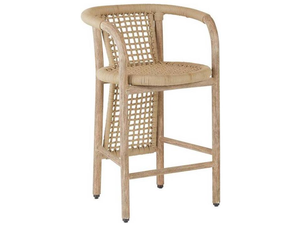Chapman Woven Rope Bar Stool in Willow