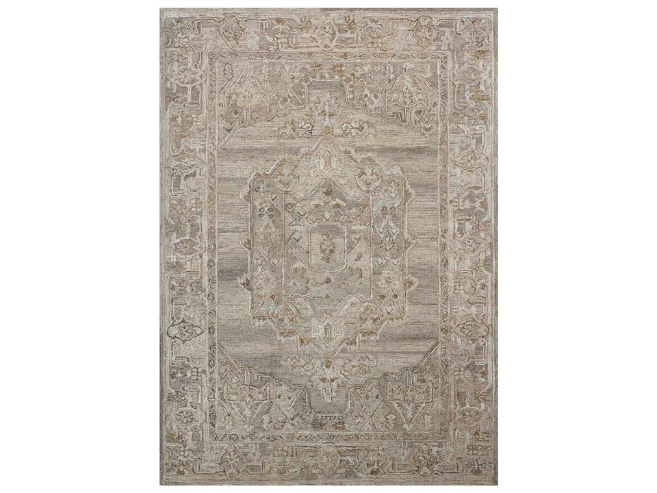 Vestige Oriental Design Hand-Tufted Wool and Viscose Area Rug in Neutral Tones