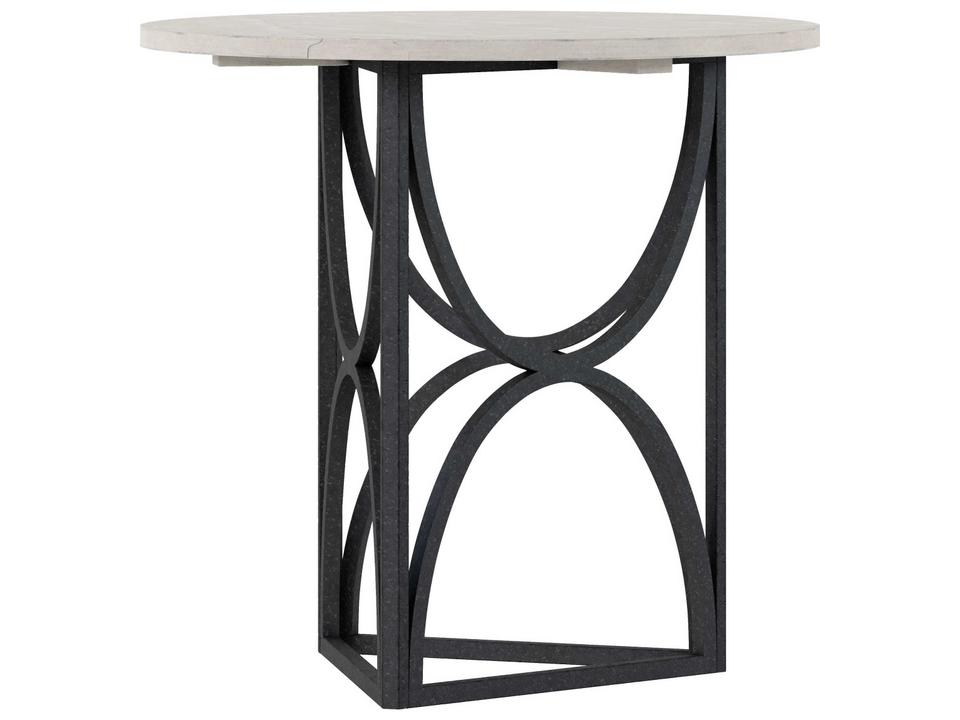 A.R.T. Furniture Alcove Round Wood Belgian Ivory End Table