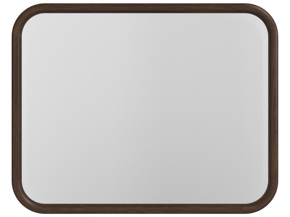 Verge Rectangle Dresser Mirror in Handcrafted Walnut