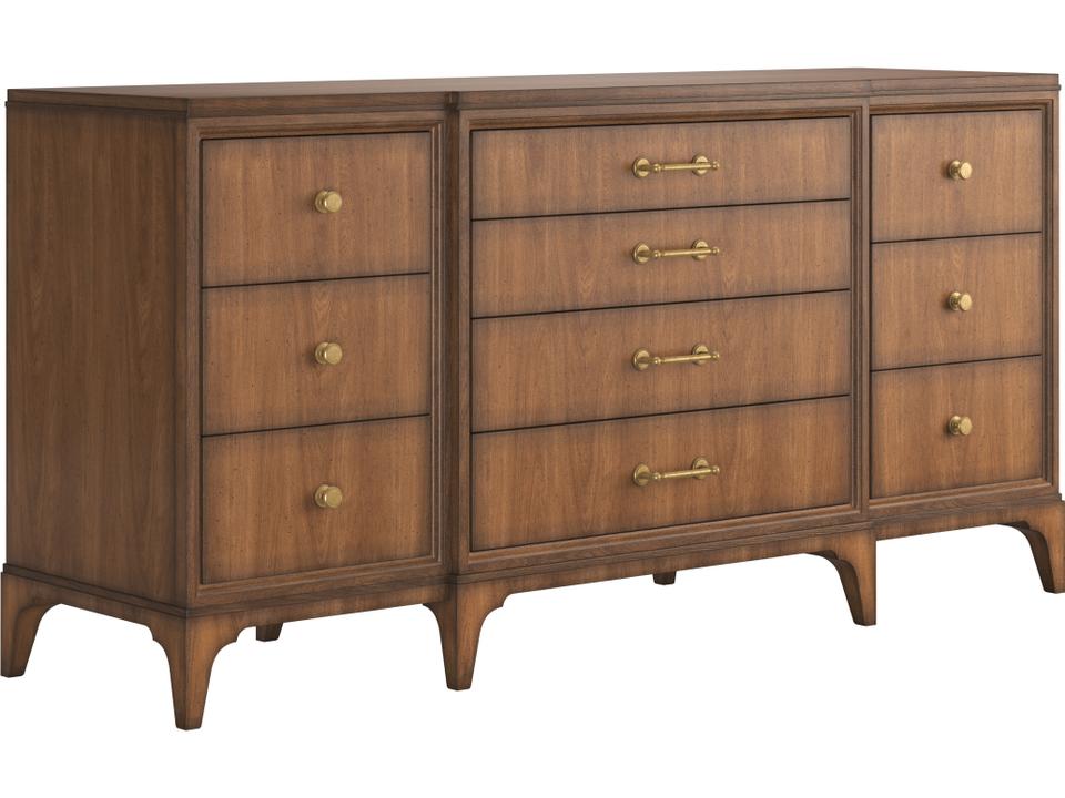 Harbor 6-Drawer Dresser in Lakeside Sepia