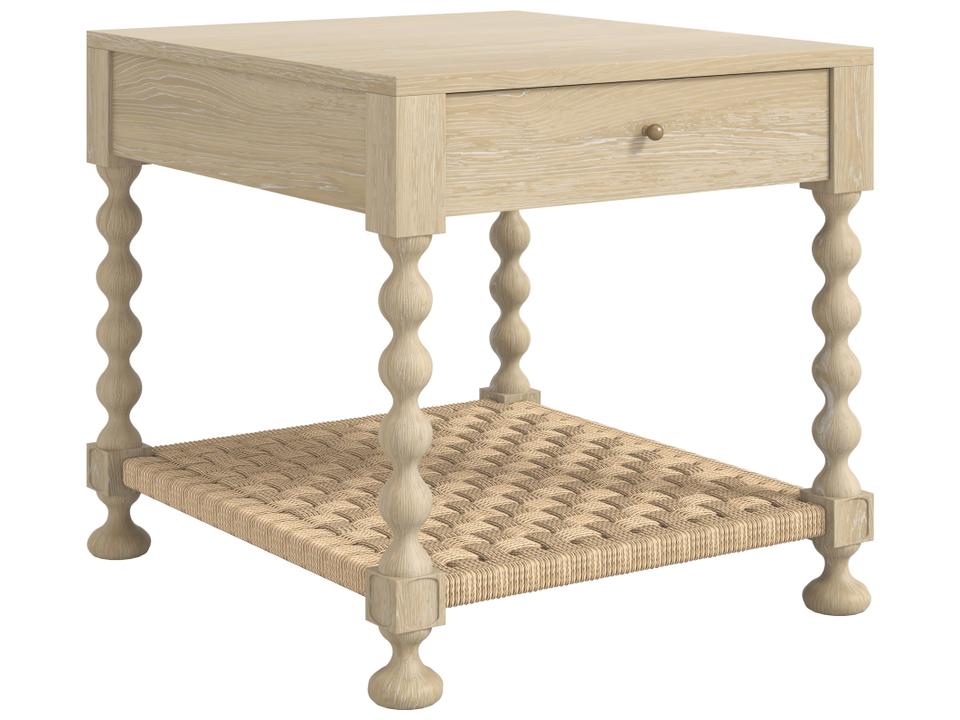 Haven Drawer End Table in Sundrenched Oak