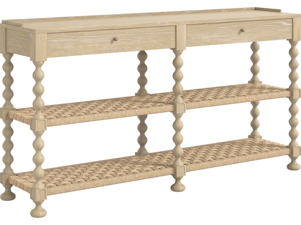 Haven Console Table in Sundrenched Oak
