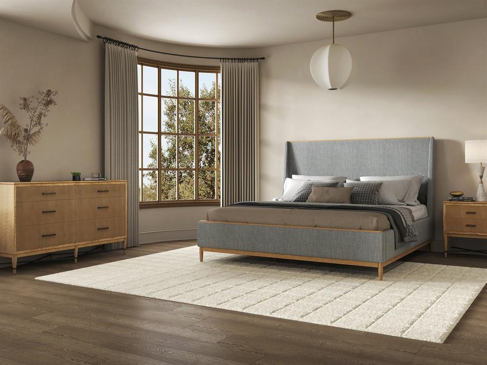 A.R.T Furniture Loft Light Wood Poplar Wood Bedroom Set