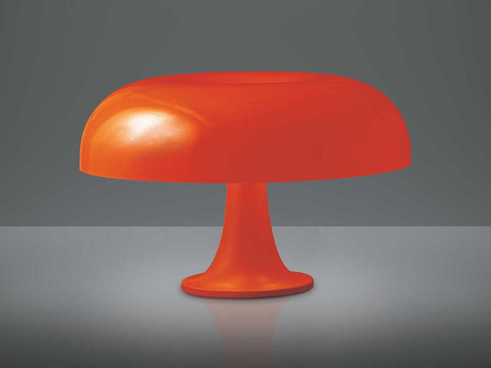 Nesso Orange Table Lamp Iconic Mid-Century Modern Design