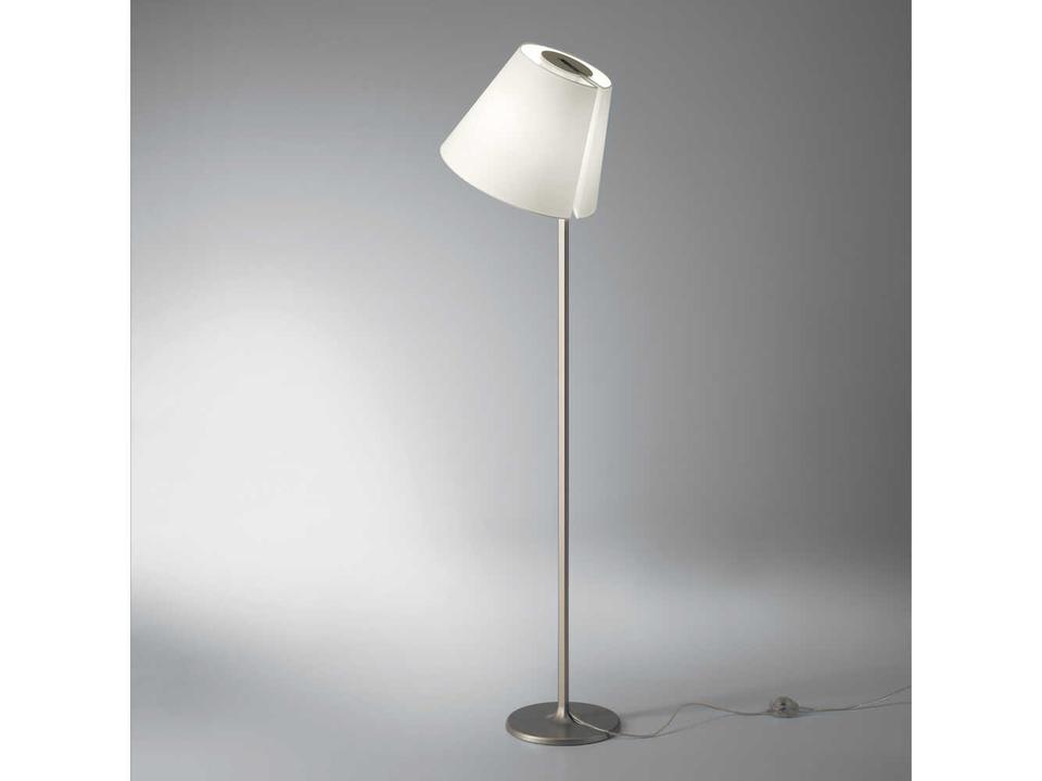 Melampo Floor Lamp Adjustable Modern Grey