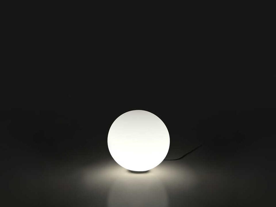 Dioscuri 25 Dimmable Table Lamp in White Glass
