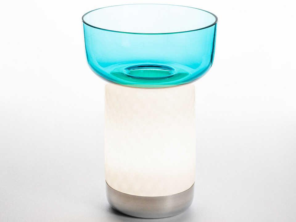 Bonta Turquoise Blue Table Lamp