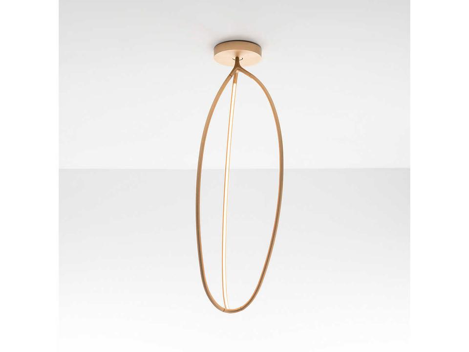Arrival Brass Geometric Flush Mount