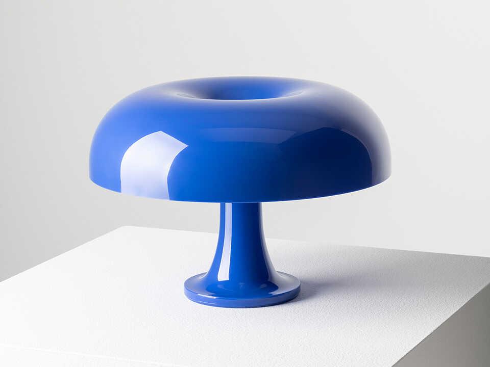 Nessino 4-Light Table Lamp in Blue Klein Technopolymer