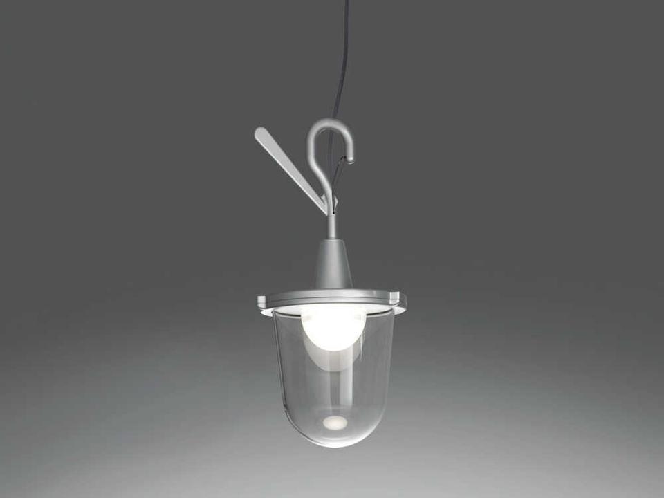Tolomeo Outdoor Lantern Hook in Aluminum and Thuia Fabric