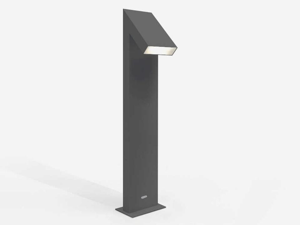 Chilone 35.4-Inch Aluminum Outdoor Path Light in Anthracite Grey