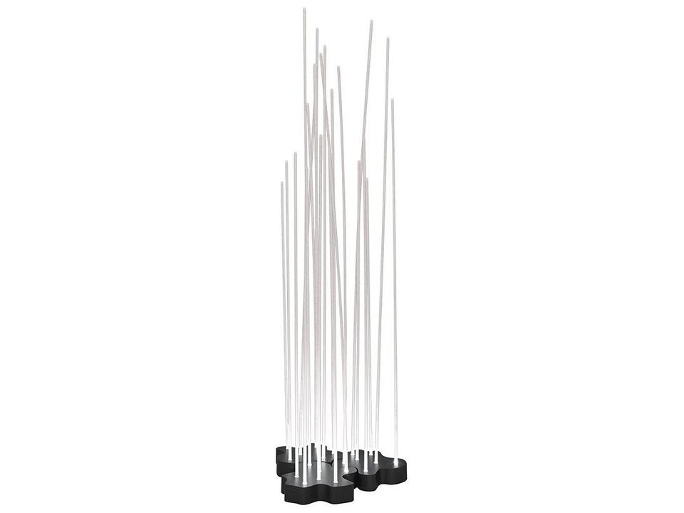 Reeds Outdoor Triple LED Floor Lamp in Anthracite Grey