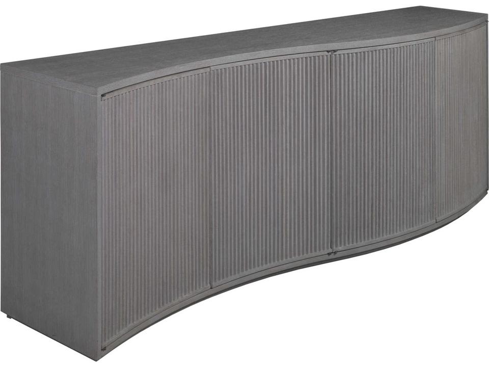 Home Mavericks 88-Inch TV Stand Media Console in Misty Gray