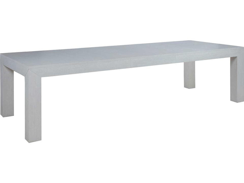 Home Osiris Rectangle Extension Dining Table in Inverno Arctic White