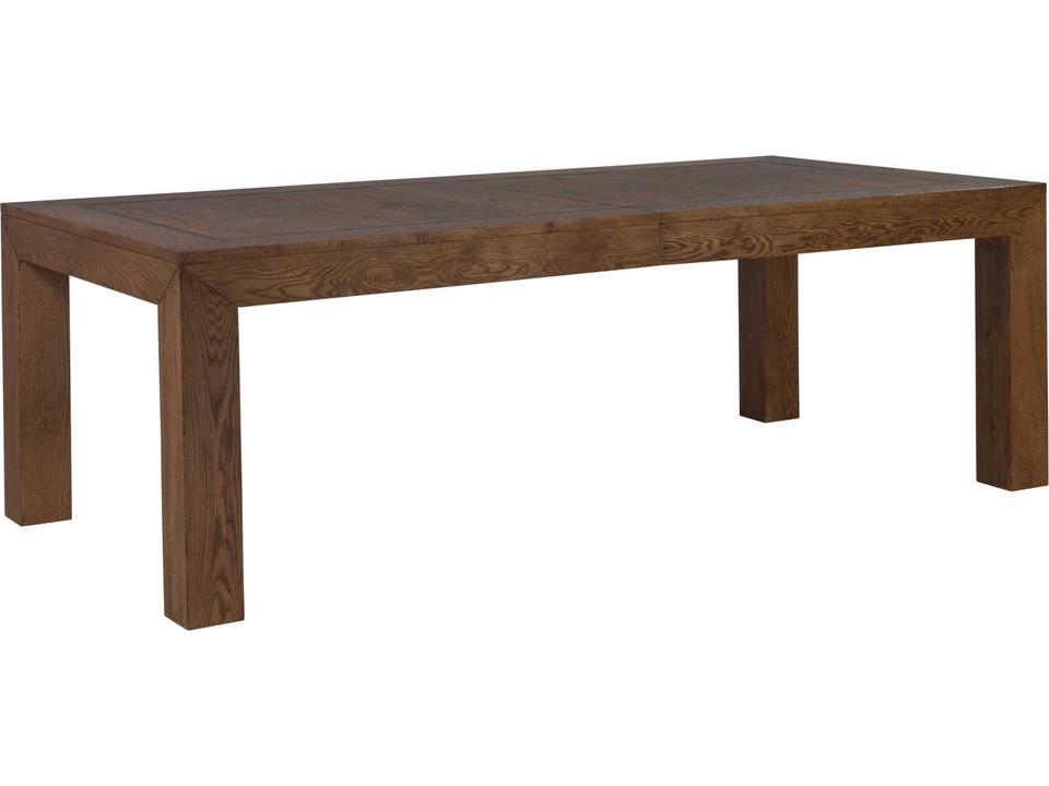 Home Barnaby Rectangular Extendable Dining Table in Iridescent Oak