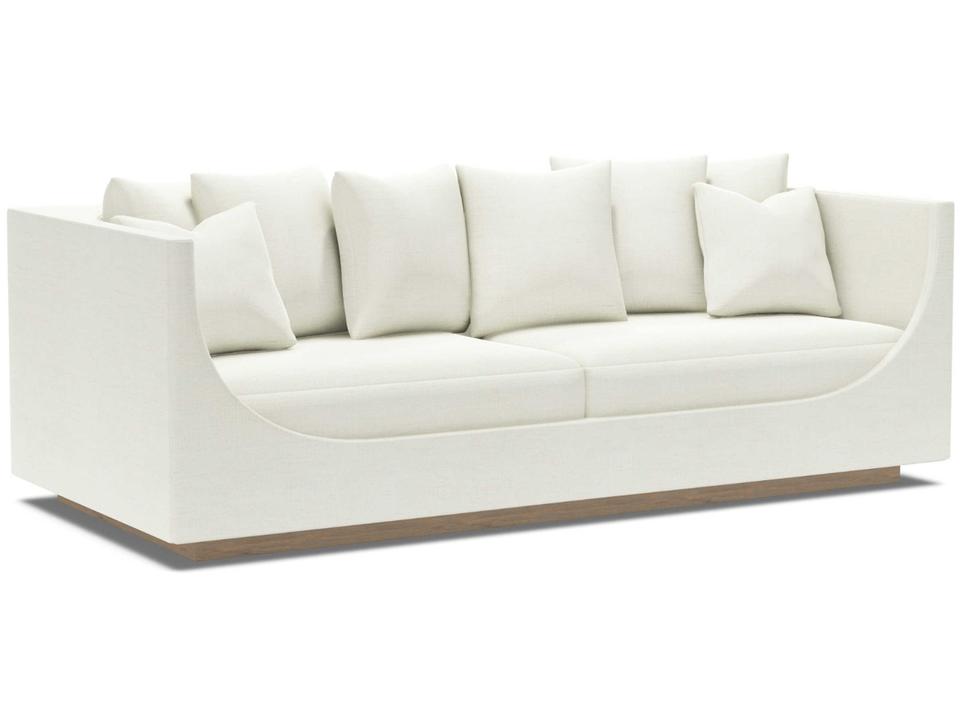 Home Claudette 3-Seat Upholstered Sofa with Double Seat