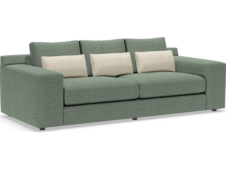 Rita 3-Seat Upholstered Sofa with Two Ultra Down Seat Cushions