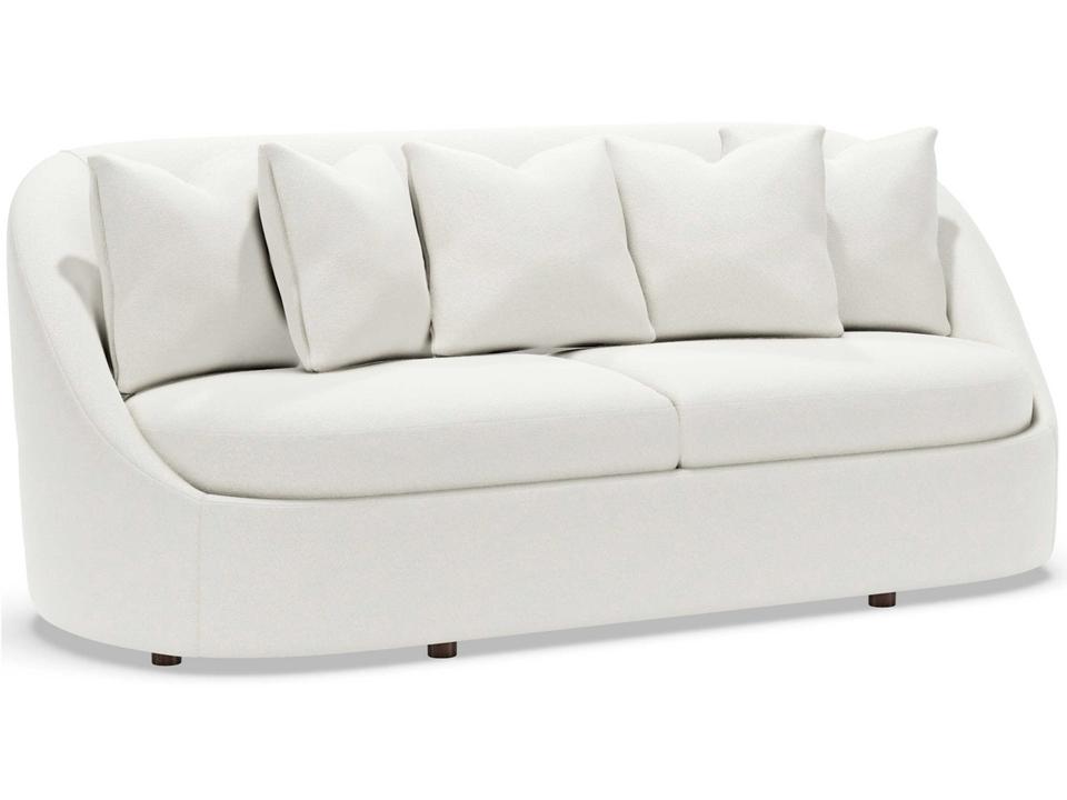 Home Genevieve 3-Seat Fabric Sofa with Ultra Down Cushions