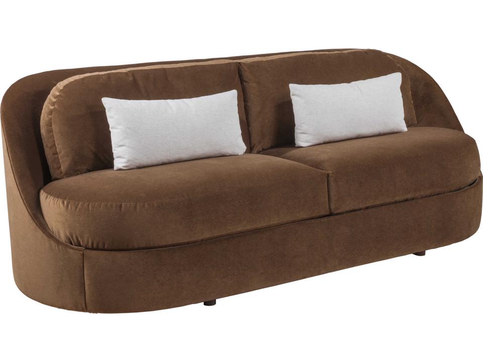 Home Ava 2-Seat Polyester Blend Sofa with Asymmetrical Back Pillows