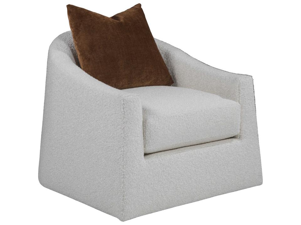 Home Brigitte Upholstered Swivel Accent Chair