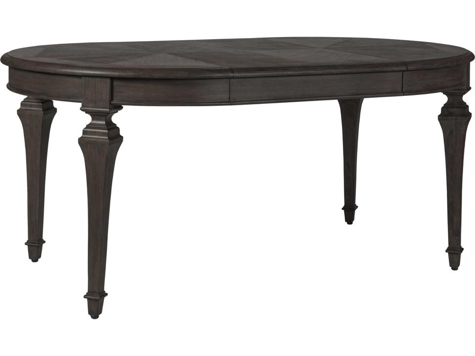 Home Aperitif 42-Inch Round to 66-Inch Oval Dining Table in Antico