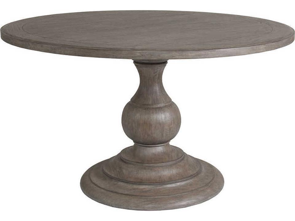 Home Axiom 54-Inch Round Dining Table in Grigio Finish
