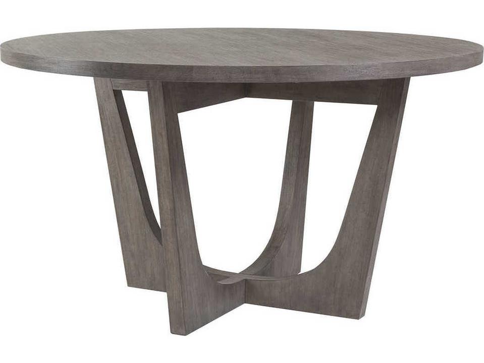 Home Brio 54-Inch Round Dining Table in Grigio Finish