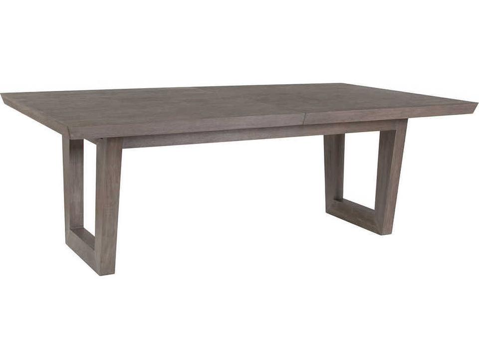 Home Brio 88-Inch Extension Rectangular Dining Table in Grigio
