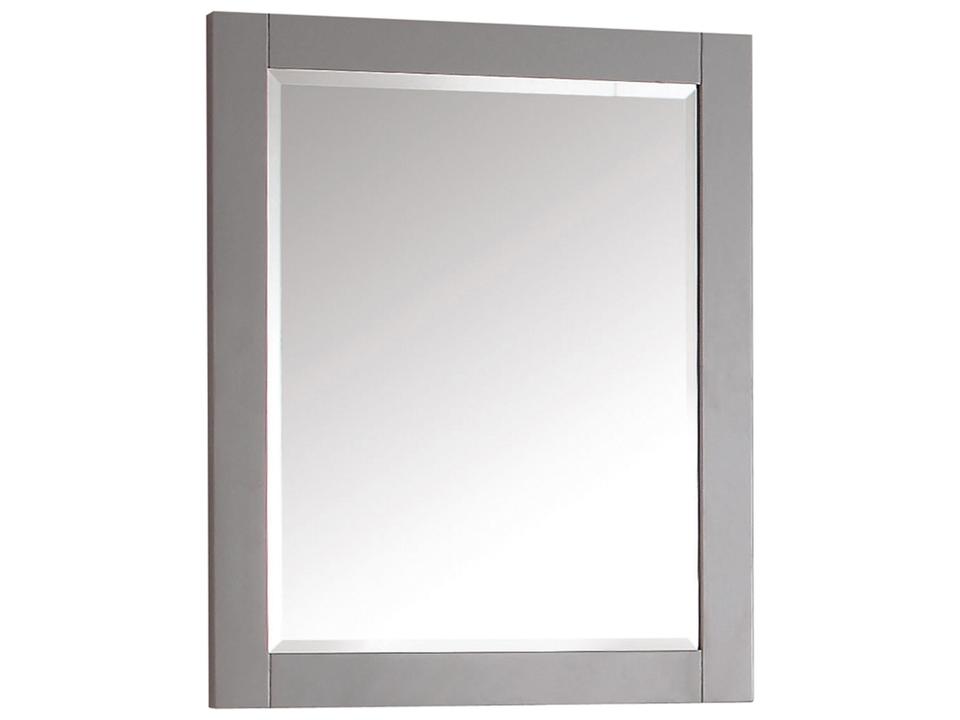 24 in. Bathroom Mirror in Chilled Gray