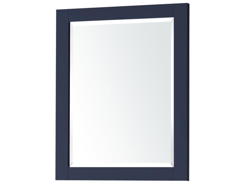24 in. Bathroom Mirror in Navy Blue