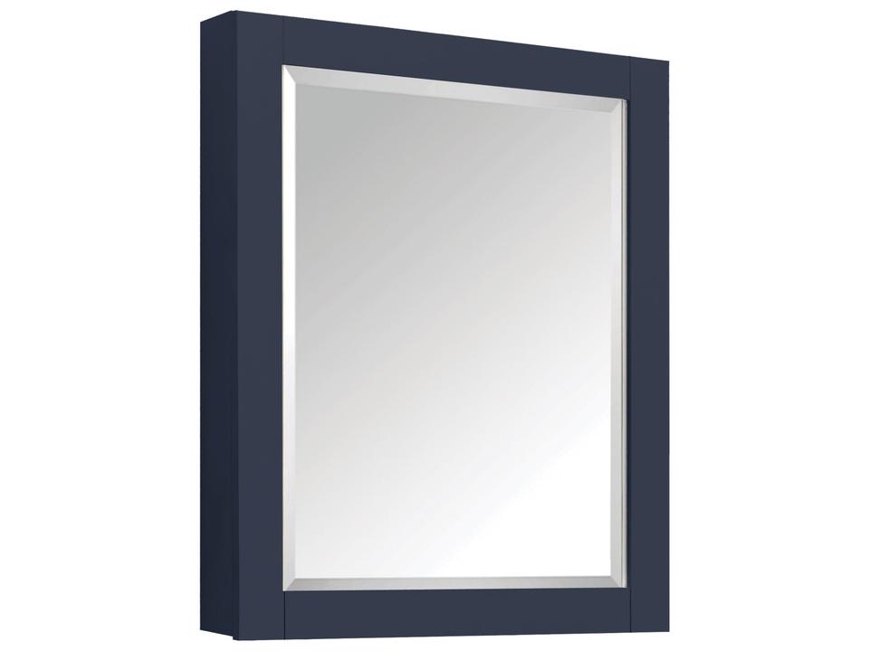 24 in. Mirror Cabinet in Navy Blue