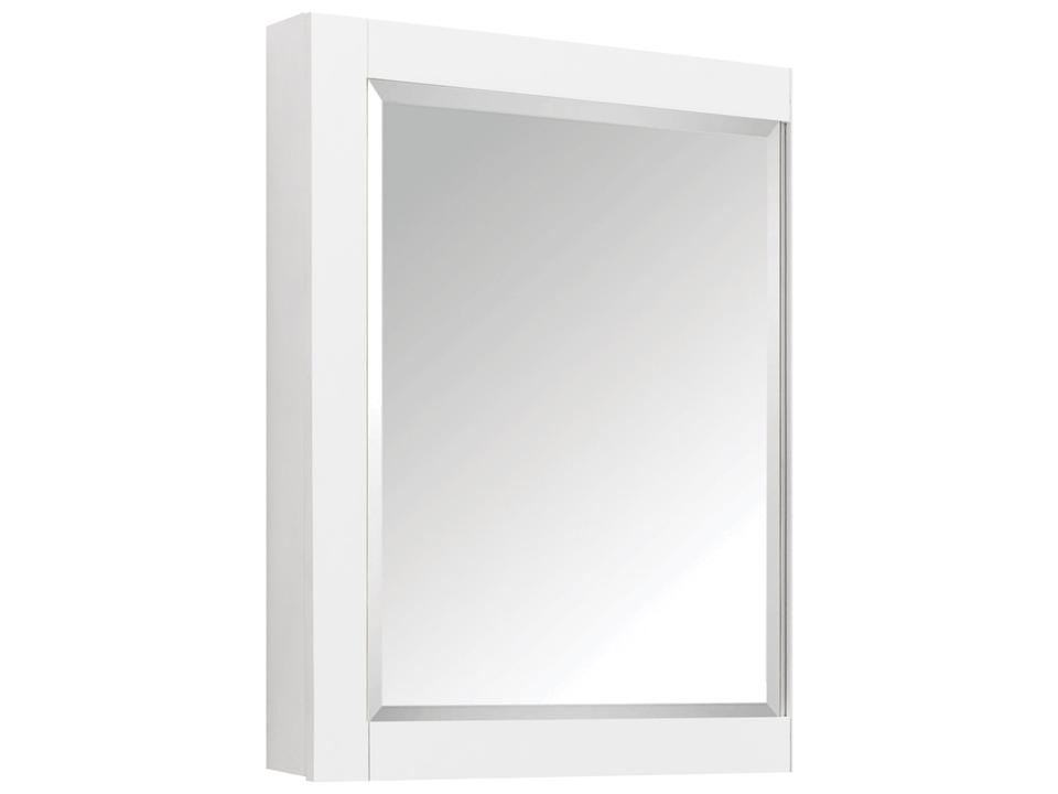 24 in. Mirror Cabinet in White