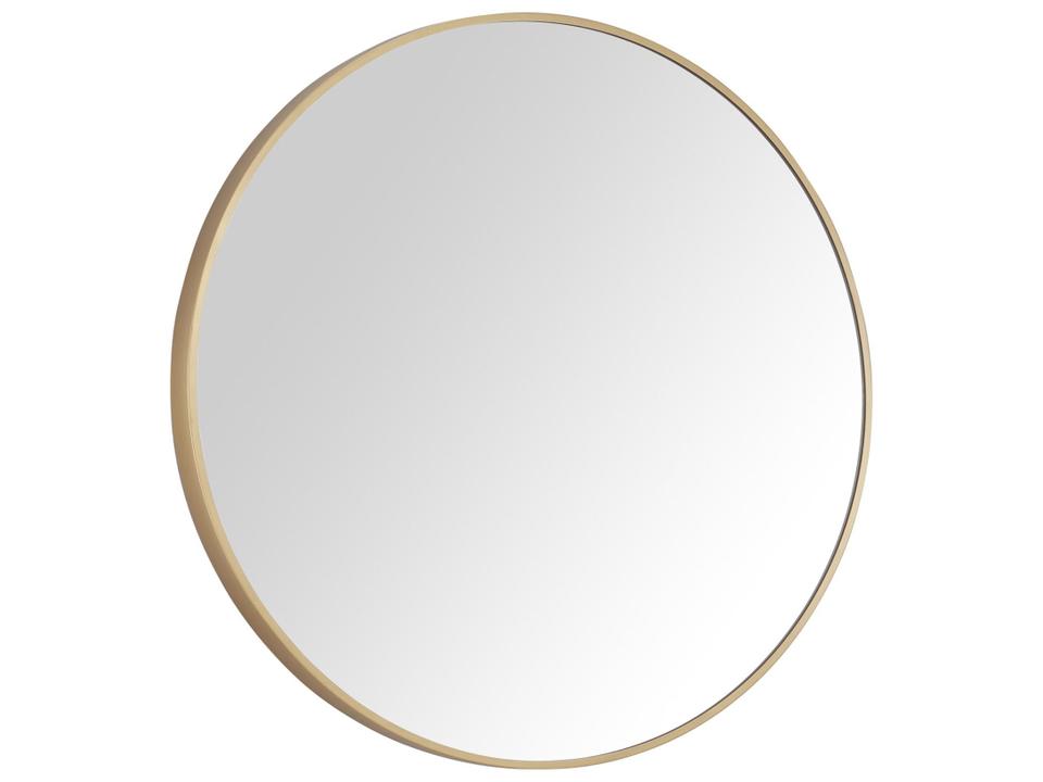 Avon 24 in. Bathroom Mirror with Brushed Gold Metal Frame