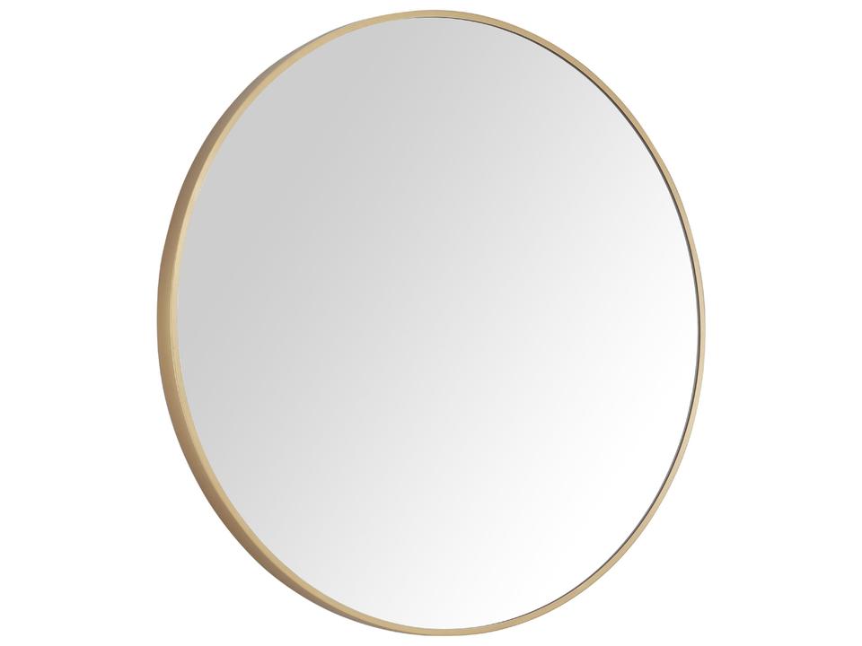 Avon 30 in. Bathroom Mirror with Brushed Gold Metal Frame