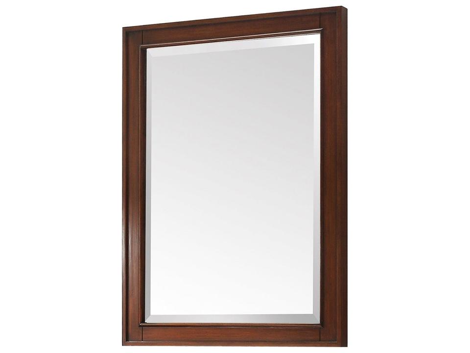 Brentwood 24 in. Bathroom Mirror in New Walnut