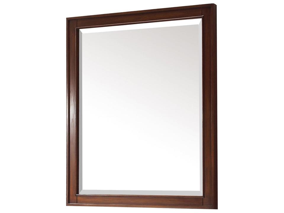 Brentwood 30 in. Bathroom Mirror in New Walnut