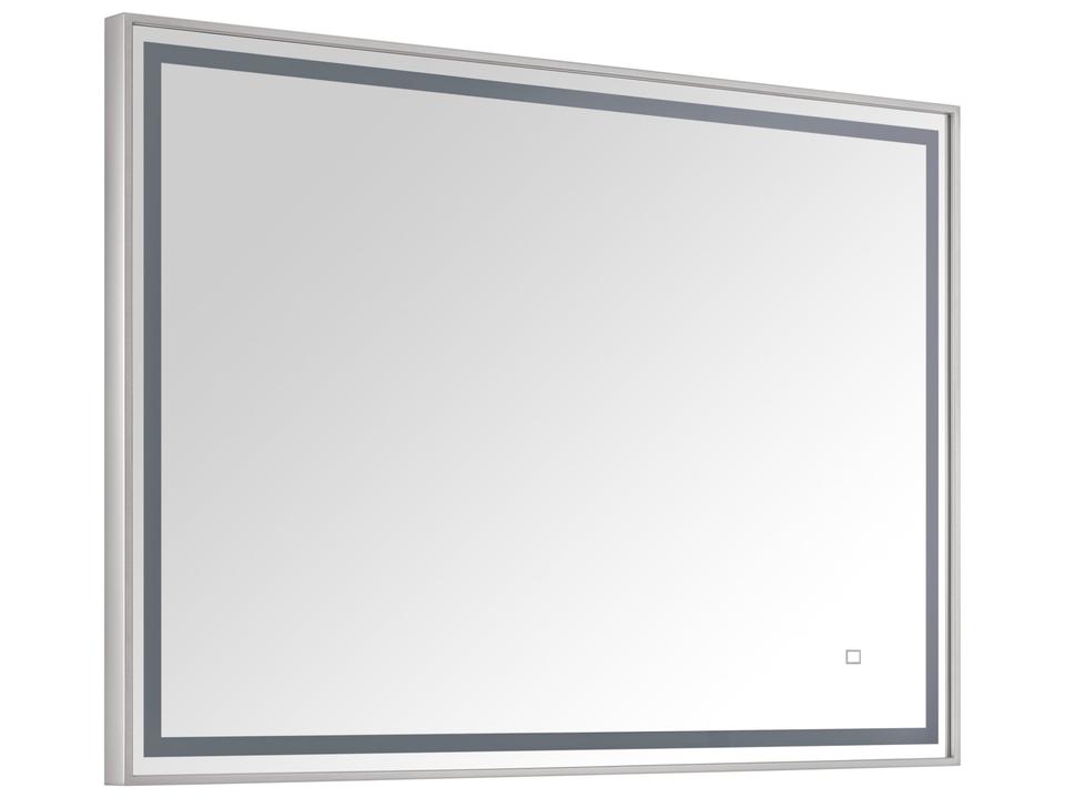 39 in. LED Bathroom Mirror with Stainless Steel Metal Frame